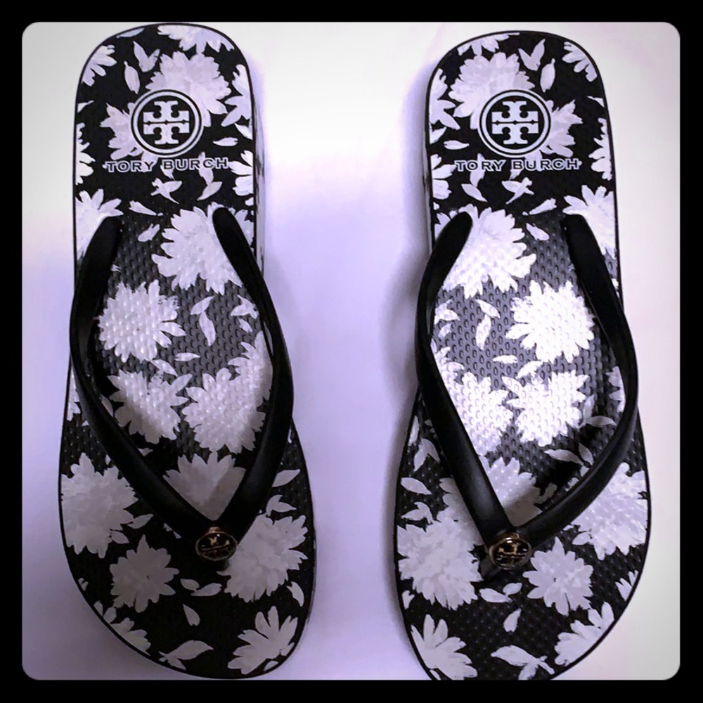 Tory Burch wedge flip flop Sandals